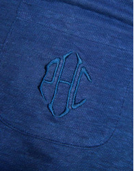 Patrick-Hellmann-Collection-Blue-Short-Sleeve-100-Linen-Shirt-thumbnail-6 Patrick Hellmann Collection Blue Short Sleeve 100% Linen Shirt thumbnail 6